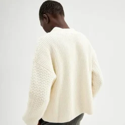 Cardigan Med Struktur Overdeler|Loungewear