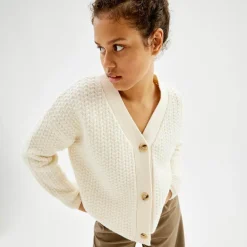 Cardigan Med Struktur Overdeler|Loungewear