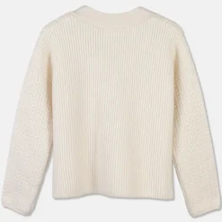Cardigan Med Struktur Overdeler|Loungewear