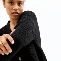 Cardigan Med Struktur Overdeler|Gensere
