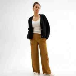 Cardigan Med Struktur Overdeler|Gensere