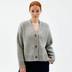 Online Heavy-knit Cardigan Overdeler|Gensere