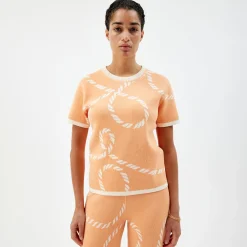 Hot Kortermet Genser T-Skjorter|Loungewear