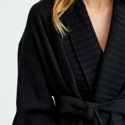 Outlet Oversized Cardigan Merinoull Overdeler|Sommerull