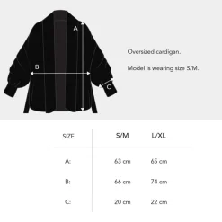 Outlet Oversized Cardigan Merinoull Overdeler|Sommerull
