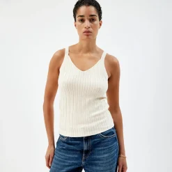 Outlet Strikket Singlet Loungewear|Singlet