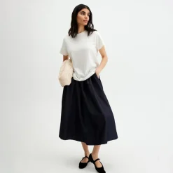 New T-skjorte Bomull Regular Fit T-Skjorter|Loungewear