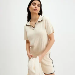Discount T-skjorte Med Krage T-Skjorter|Loungewear