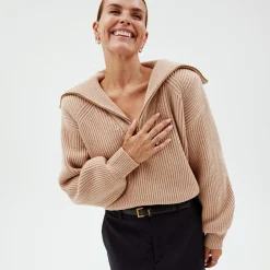 Outlet Turtleneck Zip Janka Polliani X Overdeler|Gensere