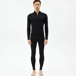 New Ulltrøye Herre Merinoull Zip Ullundertøy