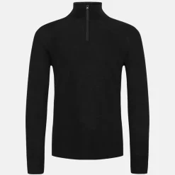 New Ulltrøye Herre Merinoull Zip Ullundertøy