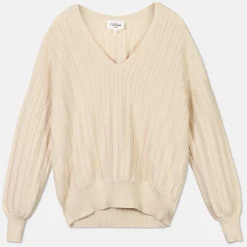 Online Vendbar Genser Med V-hals Gensere|Loungewear